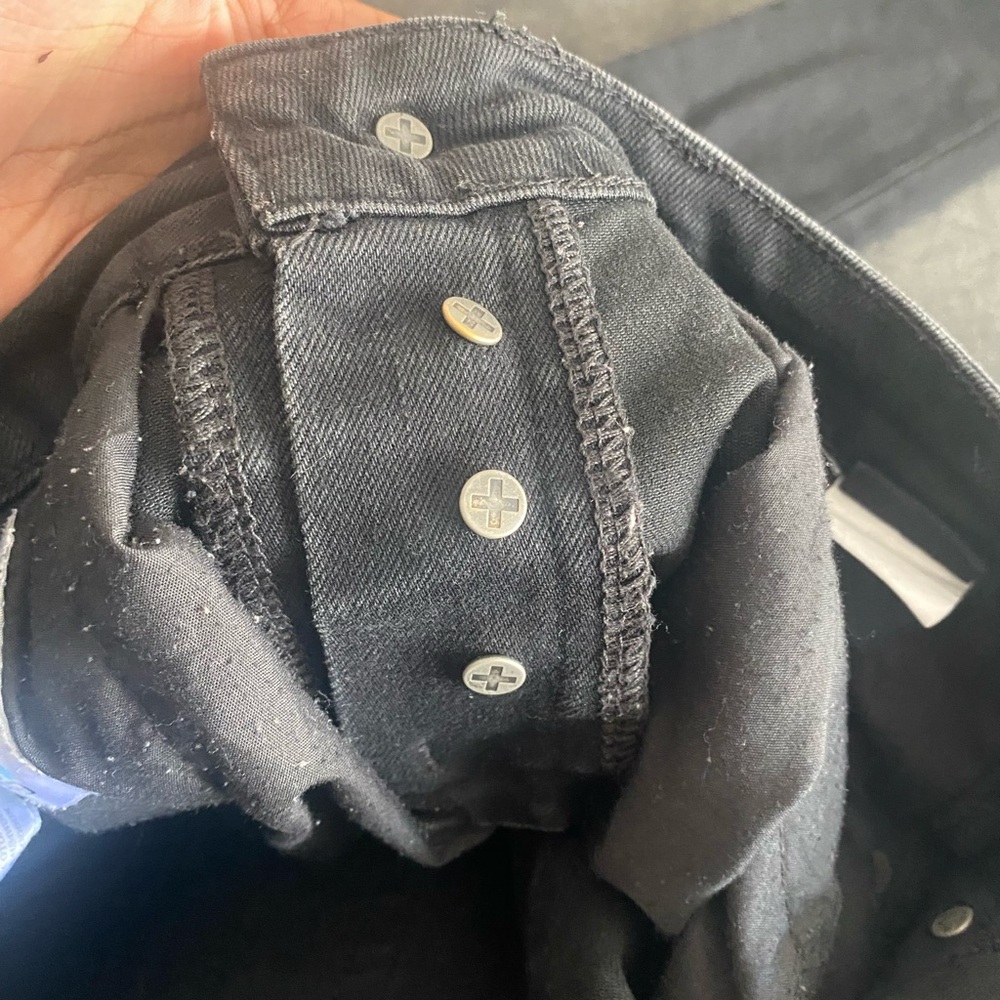Ksubi Black Cotton Blend Jeans